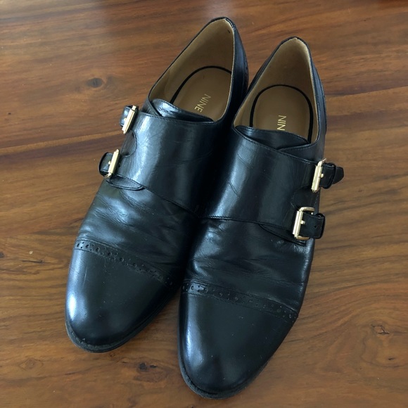 nine west monk strap